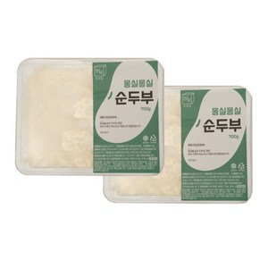 [정담두부집] HACCP 100%국산콩 수제두부 손두부 순두부 2모 골라담기, 700g, 2개, 몽실몽실 순두부