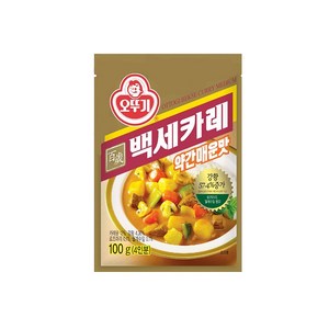 오뚜기 백세 카레 약간매운맛, 100g, 1개