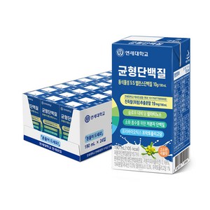 연세유업 균형단백질 음료, 190ml, 24개