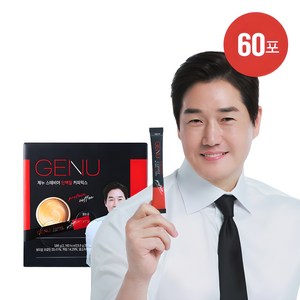 제누 스테비아 프로틴 단백질 커피믹스, 9.8g, 60개입, 1개