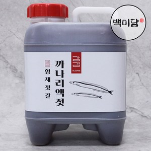 까나리액젓 원액 국산, 1개, 5kg