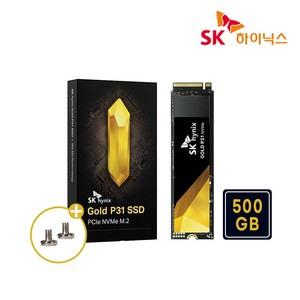 SK hynix _SKHynix Gold P31 M.2 NVMe SSD 500GB~2TB_[고정나사 증정], _M.2 NVMe_, 500GB