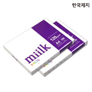 한국제지 A4 복사용지(A4용지) 120g 400매(200매 2권), 400개