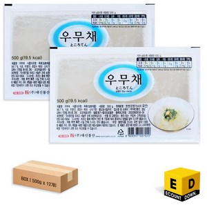 대신물산 우무채 [500g], 500g, 12개
