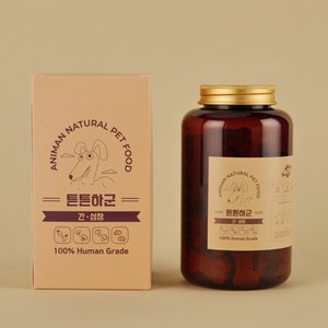 애니먼 튼튼하군 간 심장 강화 면역력 영양제, 250g, 1개