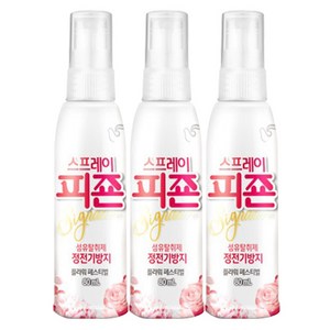 피죤 리치퍼퓸 스프레이 플라워페스티벌 80ml / 정전기방지 섬유탈취스프레이, 3개