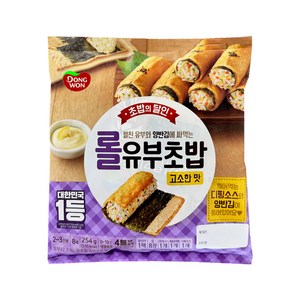 동원에프앤비 동원 롤유부초밥 고소한맛 254g, 4개