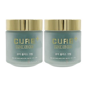 김정문알로에 큐어 플러스 크림, 80g, 2개