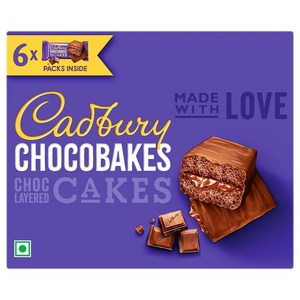 인도 Cadbuy Chocobakes ChocLayeed Cakes 114g, 1개