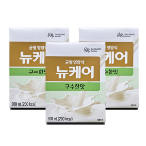 구수한맛 환자영양 뉴케어 대상 빨대형, 10개, 200ml