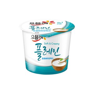 빙그레 요플레 홈 플레인, 12개, 180g