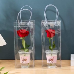 샴페인 PVC 와인 칠링백 아이스버킷 보냉 쿨러 35cm, 방수칠링백12x12x35, 35ml