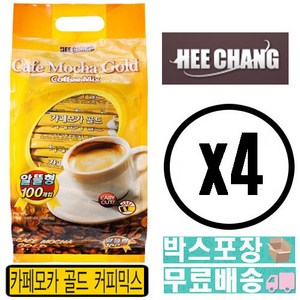 희창 카페모카 골드 커피믹스 100T, 12g, 100개입, 4개