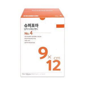 드레싱밴드 9x12cm 50매 슈퍼포아 4호 밴드골드, 1개