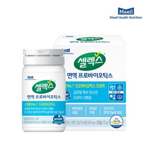 셀렉스 면역 프로바이오틱스 유산균&아연 1병 (300mg x 30캡슐), 30정, 1개