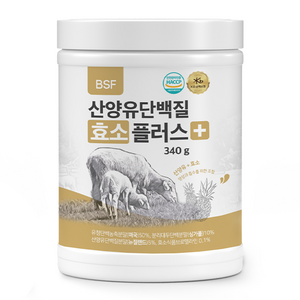 BSF 산양유단백질 효소플러스 340g 통, 6개