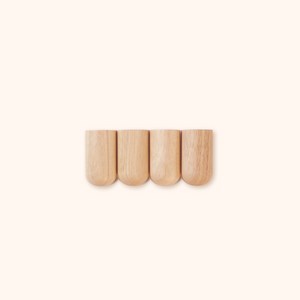 [홀로 타공박스 ACC] WOOD 다리 1SET (4ea), 베이지, 1개