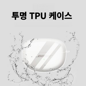 ozskin 보스 울트라 오픈 이어버드 TPU 케이스, 투명