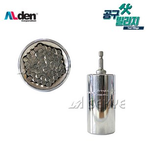 알덴 게이터그립 만능소켓 멀티 렌치 만능복스 벌집 1132 11~32mm(대) ADT12, 1개