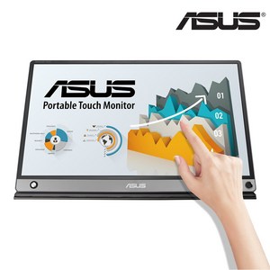 -공식인증점- ASUS ZenScreen MB16AMT 멀티터치 포터블 휴대용 모니터 IPS광시야각