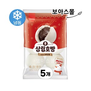 삼립 냉동 꼬마호빵 단팥 6개입, 240g, 5개