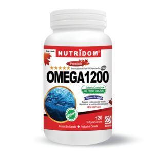 NUTRIDOM 오메가3 영양제 Omega 3 1200 120정, 1개