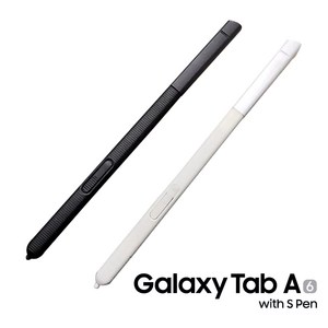 갤럭시탭A6 with S-pen 호환 S펜, 1개, 블랙