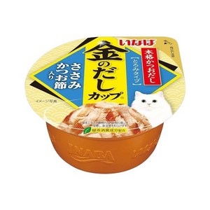 이나바 고양이 금빛육수 간식컵, 혼합맛(닭가슴살/가츠오부시), 70g, 24개