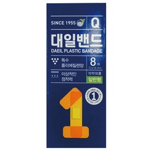 [D1-8802260000422] 대일밴드Q 일반형 8매 12갑, 1개