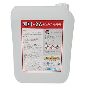 이레산업 하수구용 백화 제거제 K2A, 1개, 18L