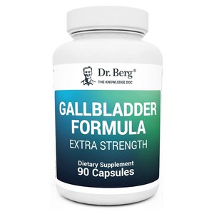 90 Count (Pack of 1) Dr. Berg’s Gallbladder Formula Contains Purified Bile Salts 90 capsules Enzy, 1개