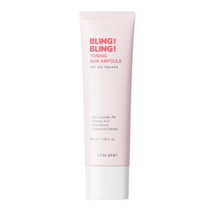 에이썸 블링 블링 토닝 선 앰플 SPF50+ PA++++, 1개, 50ml