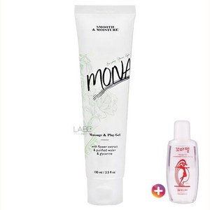 [러브마카] Mona Gel 모나젤 100ml 끈적임없는 부드러운 마사지젤 + 꼬마젤 20ml, 1개