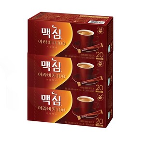 동서식품 맥심 아라비카100 믹스커피, 11.8g, 20개입, 3개