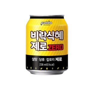 팔도 비락식혜 제로, 238ml, 24개