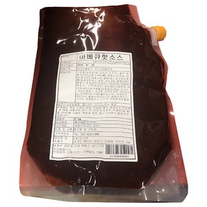 소스텍 캐드 바베큐핫소스 2kg, 1개