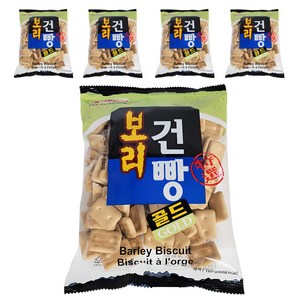 마트코리아 아름다운 정성 보리 건빵, 160g, 5개