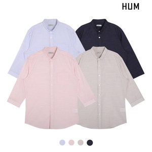 HUM 남 7부 PC 슬림 셔츠 FHOMCSS141P