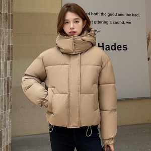 Moden Fashion 여성 캐주얼 데일리 숏 패딩 짧은 방한 점퍼 D05