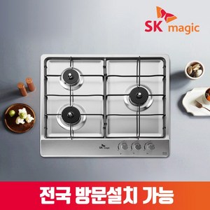 SK매직 빌트인 가스레인지, LNG, 전기코드형(B322K)