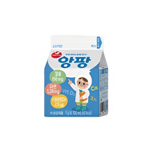 서울우유 앙팡우유 100ML 유통기한 최신 당일배송 우유청년, 1개