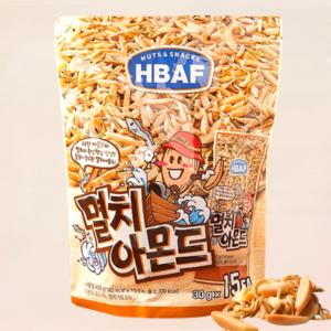 HBAF 바프 멸치아몬드 450g(30gx15입), 450g, 1개