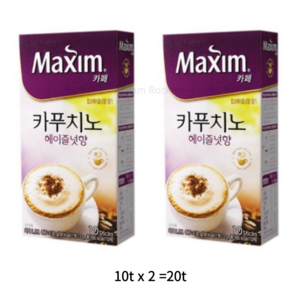 맥심 맥심카페 카푸치노 헤이즐넛 10T, 13g, 10개입, 6개