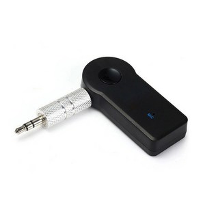 무선 Bluetooth 호환 수신기 송신기 어댑터 3.5mm 자동차 잭, 검은색, 검은색