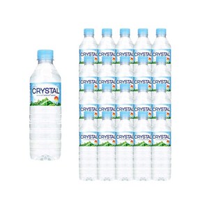 (한국청정음료) 크리스탈생수 500ml, 20개