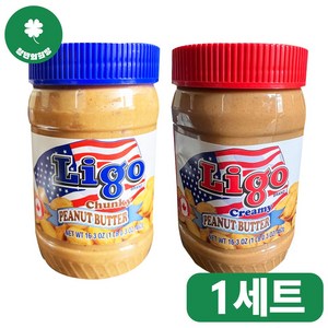 [리고] [LIGO] 땅콩버터 462g * 2개 (크리미1+청키1)