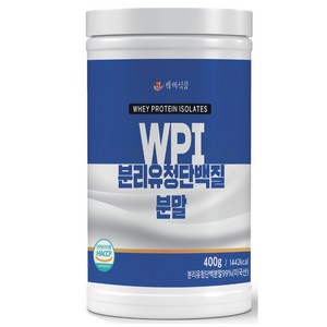 WPI 분리유청 단백질분말 400g통 HACCP 인증제품, 400g, 1개