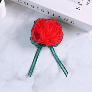 카네이션 코사지 브로치 어버이날 스승의날, 코사지A타입-오간디, 1개