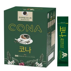 CONA 프리미엄 로스트 아메리카노 원두커피믹스, 1.6g, 100개입, 1개