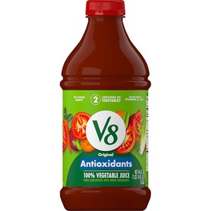 V8 저나트륨 오리지널 100프로 야채 주스 1.9L64온스 병 139653, Antioxidants Oiginal, 1개, 1.9L